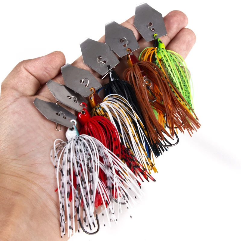 Fishing Lure Crankbait - 6 sztuk/zestaw Chatterbait zestaw przynęt wędkarskich
