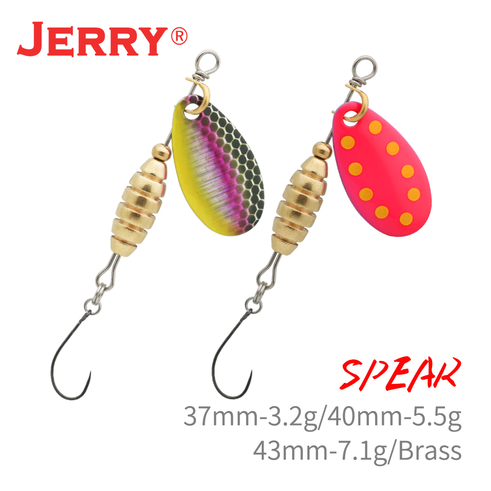 Jerry Spear spinner bait metal – Fishing Lure Spoon recenzja i cena