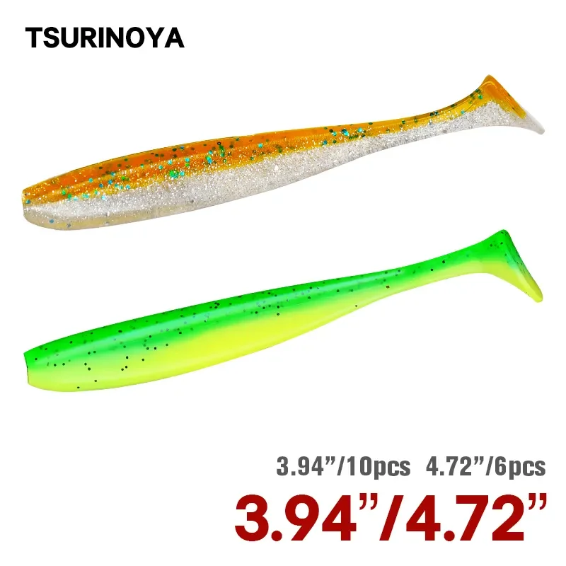 TSURINOYA NEW SIZE 100mm 120mm – Fishing Lure Soft Plastic recenzja i cena