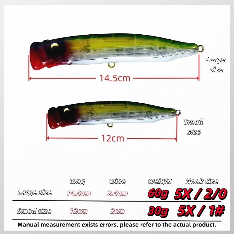 Przynęta powierzchniowa MUKUN  – Fishing Lure Topwater recenzja i cena