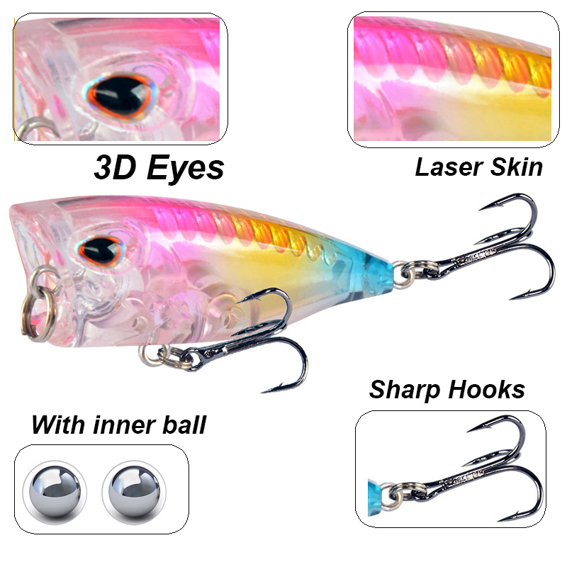YUCONG 1PC Mini Popper Fishing – Fishing Lure Topwater recenzja i cena