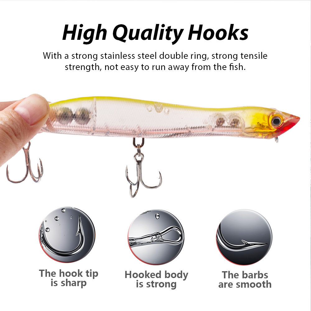 Przynęta wędkarska typu pencil – Fishing Lure Popper recenzja i cena
